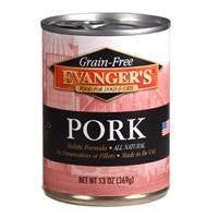 Evanger s Grain-Free Pork for Dogs & Cats, 12-13 oz. Supply