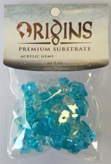 Bio Bubble Origins Series Acrylic Gems - Azure Blue (5oz Bag) Discount