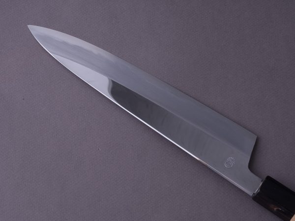 Sakai Kikumori - CHOYO - White #2 - 240mm Gyuto - Ho Wood Handle Online now