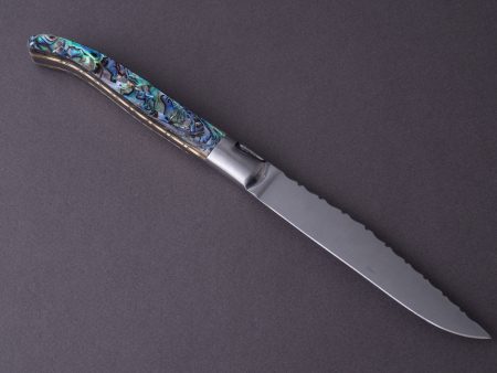 Fontenille-Pataud - Steak Knives - Set of 2 - Laguiole - Mother of Pearl Cheap