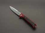 lionSTEEL - SOLID Folding Knife - Frame Lock - Skinny - MagnaCut - 85mm - Red Aluminum Handle Discount