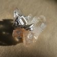 Poison Box Ring Moonstone Square - Sterling Silver 925 Size 7 1 2 Discount