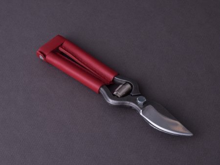 Locau - Garden Shears - Stainless - Red Leather Handle Online Hot Sale