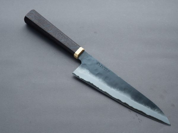 Blenheim Forge - Stainless Clad Blue Super - 205mm Gyuto - Fumed-Oak Handle Supply