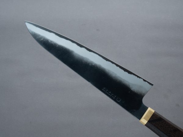 Blenheim Forge - Stainless Clad Blue Super - 205mm Gyuto - Fumed-Oak Handle Supply