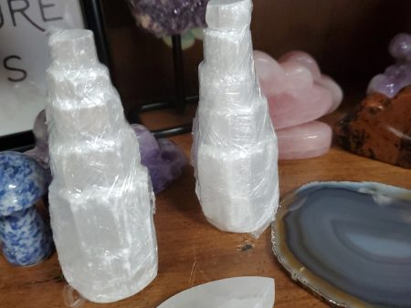 Selenite Mini Mountain Tower Online