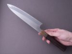 Hitohira - Togashi - Blue #1 Stainless Clad - 240mm Gyuto - Tahei Makassar Ebony Handle Online Sale