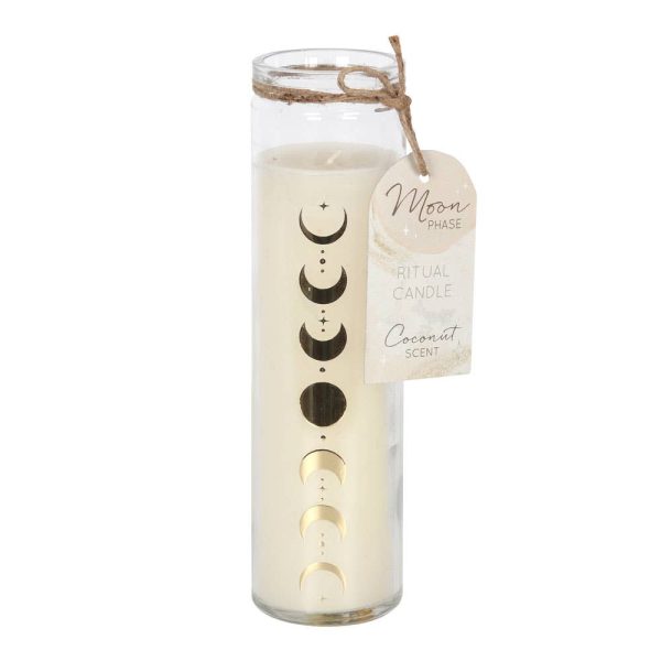 Moon Phase Coconut 7 Day Jar Candle For Discount