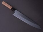 Hitohira - Kikuchiyo x Kyuzo - White #2 - Migaki - 240mm Gyuto - Cherry Handle For Cheap