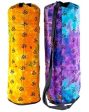 Om Symbol Cotton Yoga Mat Bag In Tie Dye - 28 H, 8 D Supply