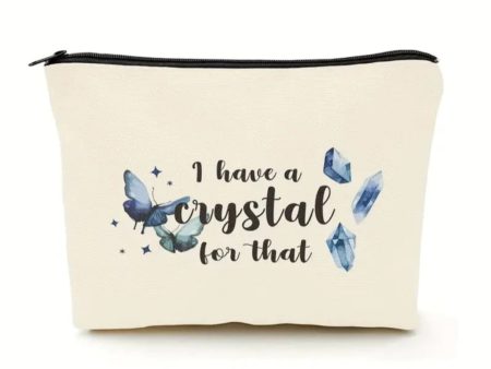 I have a crystal for that zippered makeup bag   crystal   tarot pouch Online Sale