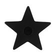 Black Star Spell Candle Holder For Discount