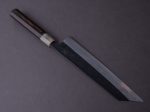 Hitohira - Tanaka x Kyuzo - Blue #1 - Kurouchi - 240mm Kiritsuke Gyuto - Ziricote Handle - Extra Height on Sale