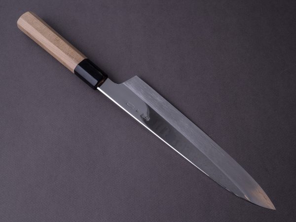 Sakai Kikumori - CHOYO - Ginsanko - 240mm Gyuto - Ho Wood Handle - Mirror Polish Online now