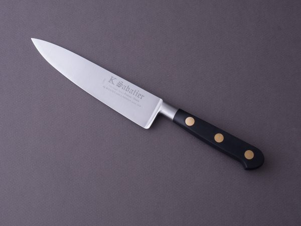 K Sabatier - Authentique - Carbon - 6” Chef - Western Handle Online now