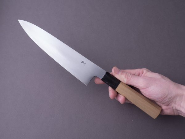 Sakai Kikumori - Gokujyo - White #2 - Gyuto - 210mm - Magnolia Handle Online now