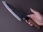 Morihei - Kurouchi #6 - White #2 - 210mm Gyuto - Walnut Handle - Extra Height Online Sale