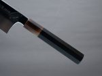 Hitohira - Togashi - White #1 - Notaremon Mizu Honyaki - 240mm Gyuto - Taihei Ebony Handle (#098  Saya) For Discount