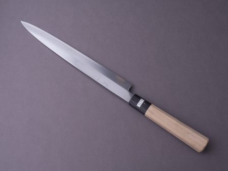 Hitohira - Kikuchiyo x Manzo - Blue #2 - 270mm Yanagiba - Ho Wood Handle - Saya Hot on Sale