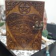 Ouija Board Planchette leather w  latch 6 x 8  Discount