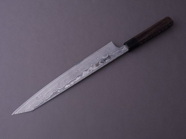 RYUSEN - BONTEN UNRYU WA - VG10 Damascus - Kiritsuke Sujihiki - 270mm - Wenge Handle Online Sale