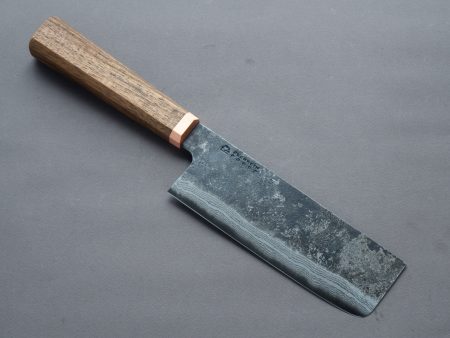 Blenheim Forge - Classic Range - Blue Super - 150mm Nakiri - English Walnut Handle For Sale