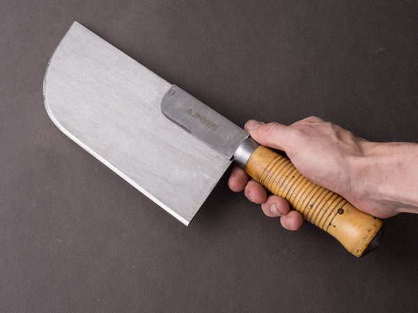 K Sabatier - Straight Leaf Cleaver - Carbon - 850g - Boxwood Handle Online Hot Sale