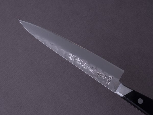 Hitohira - Imojiya Kuma - Blue #2 - Nashiji Tsuchime - 135mm Petty - Western Handle For Sale