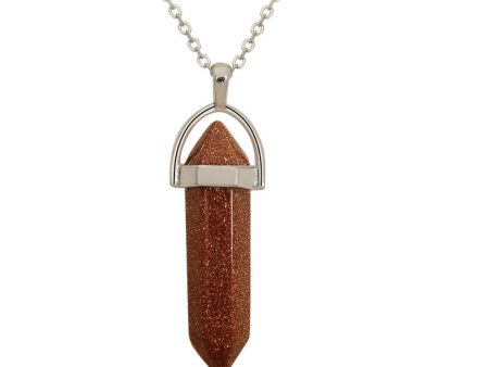 Bi - Point Gemstone Pendants - Goldstone Online Hot Sale