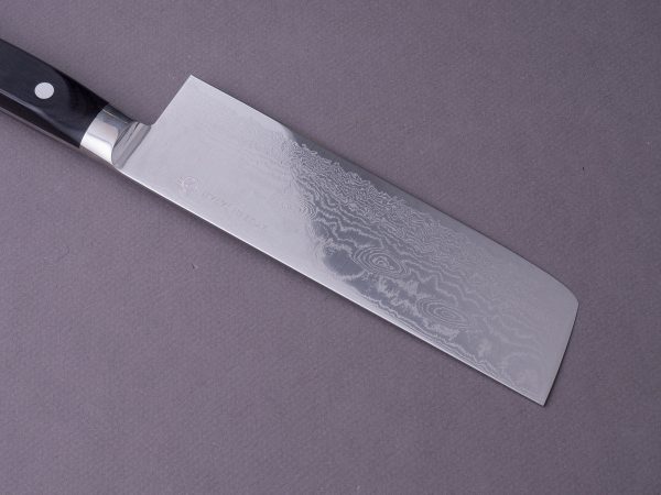 RYUSEN - BONTEN UNRYU - VG10 Damascus - 165mm Nakiri - Western Handle on Sale