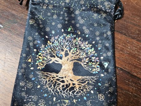 Velvet Tarot   Oracle Deck Bag - Tree of Life Brown 5x7 Sale