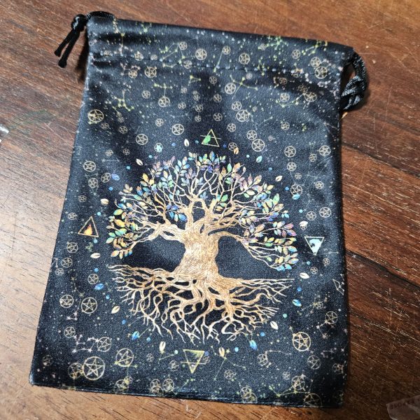 Velvet Tarot   Oracle Deck Bag - Tree of Life Brown 5x7 Sale