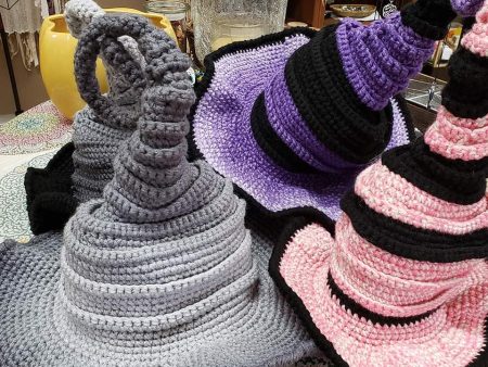 Crocheted Witch Hats - Various Sale