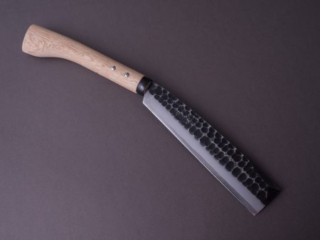 Ajikataya - Old Style Hatchet - Tsuchime - 210mm - Ho Wood Handle - Double Bevel Supply