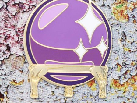 Crystal Ball Enamel Pin Hot on Sale