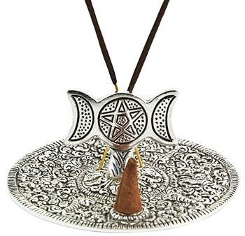 Triple Moon Incense Stick   Cone Burner Fashion