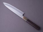 Hitohira - Togashi - Blue #1 Stainless Clad - 240mm Gyuto - Tahei Makassar Ebony Handle Online Sale