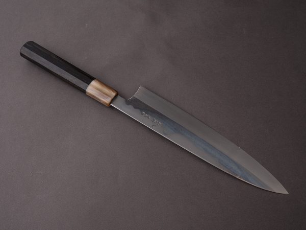 Hitohira - Togashi x Kyuzo - White #1 - Fuji Hakumon Mizu Honyaki - 240mm Gyuto - Taihei Ebony Handle - #045 Cheap