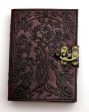 Tree of Life and Wolves Leather Journal Sale