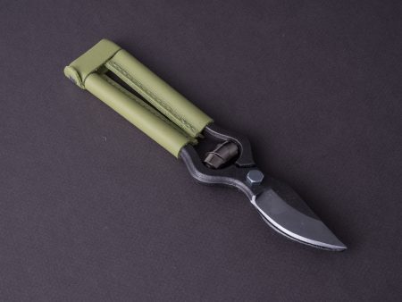 Locau - Garden Shears - Stainless - Green Leather Handle Discount