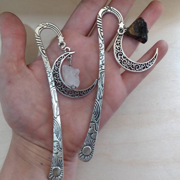 Handmade Gemstone Moon Bookmark Sale