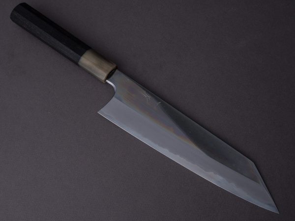 Hitohira - Togashi - White #1 - Stainless Clad - Mirror Polished - 210mm Kiritsuke Gyuto - Taihei Ebony Handle Discount