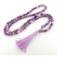 Lepidolite Zen 108 Bead Mala - Prayer Beads - 8mm Discount