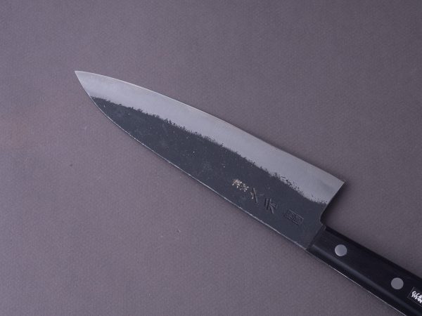 Morihei - Hisamoto - White #1 - Kurouchi - 180mm - Gyuto - Western Handle (No Bolster) Fashion