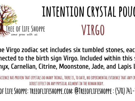 Intention Crystal Pouch - Virgo Online Hot Sale