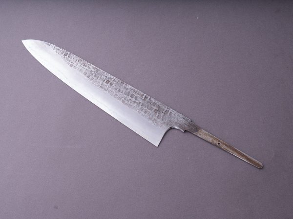 Hitohira - Kikuchiyo x Kyuzo - Ginsan - Amime - 240mm Gyuto - No Handle Hot on Sale