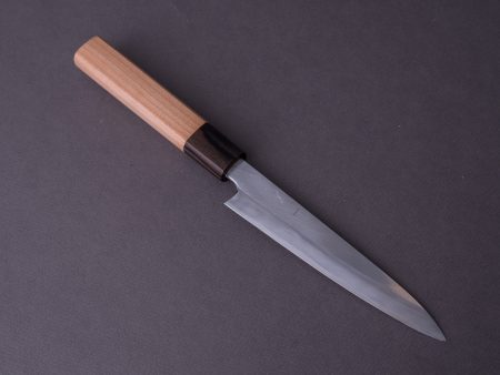 Hitohira - Kikuchiyo x Kyuzo - White #2 - Migaki - 150mm Petty - Cherry Handle Sale