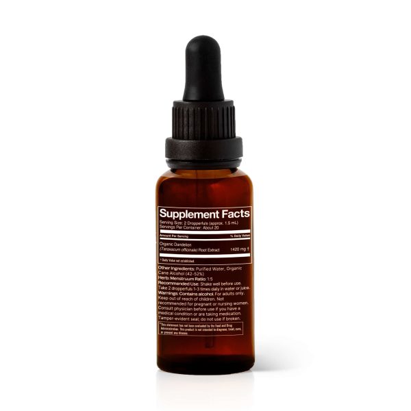 Dandelion Root Organic Tincture Discount