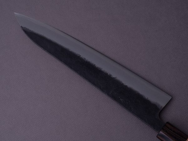 Hitohira - Futana - Super Blue - Kurouchi Nashiji - 240mm Gyuto - Cherry Handle Cheap