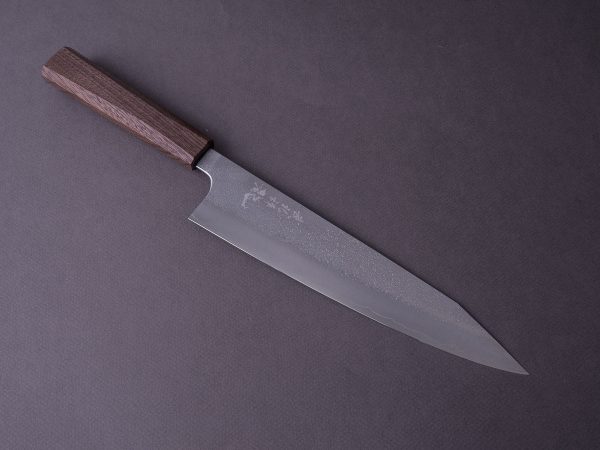 RYUSEN - BLAZEN RYU WA - SG2 Nashiji - 210mm Kiritsuke Gyuto - Walnut Handle Discount